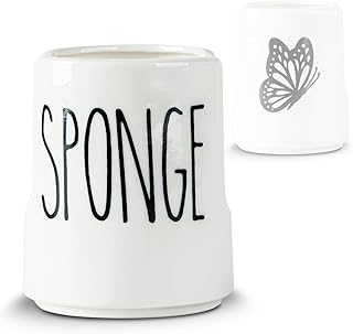 dgudgu Porcelain Sponge Holder for Kitchen Si...,