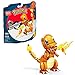 Mega PokÃ©mon Build & Show Charmander Toy Building Set, 4 inches Tall, poseable, 185 Bricks and Pieces, for Boys and Girls, Ages 7 and up