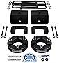 Supreme Suspensions - 3.5' Front + 3' Rear Full Suspension Lift Kit for 2007-2019 Chevrolet Silverado & GMC Sierra 1500 2WD 4WD (Black) - Microfiber Towel Included