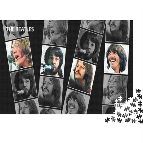Puzzles 500 pièces pour Adultes Les Beatles Puzzles pour Adultes Puzzles en Bois Puzzles pour Adultes Cadeaux (52x38cm) - Les Beatles, Paul McCartney, John Lennon, RIngo Starr, George Harrison Puzzles 500 pièces pour Adultes Les Beatles Puzzles pour Adultes Puzzles en Bois Puzzles pour Adultes Cadeaux (52x38cm)