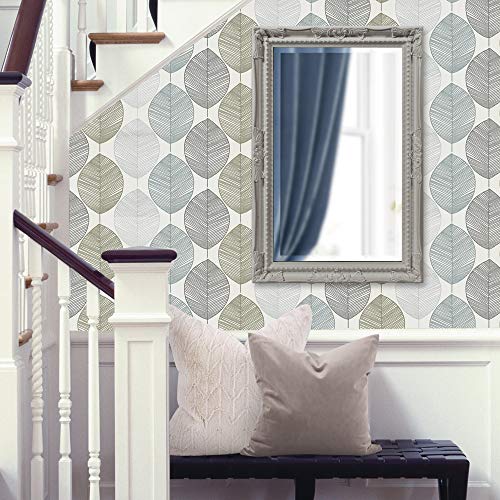Image of Howard Elliott Collection Queen Ann Rectangular Glossy Nickel Wall Mirror, Rectangle Hanging Wood Framed Vanity Mirrors for Home Decor, Living Room, Bathroom, Bedroom, or Hallway, 24 x 36 Inch