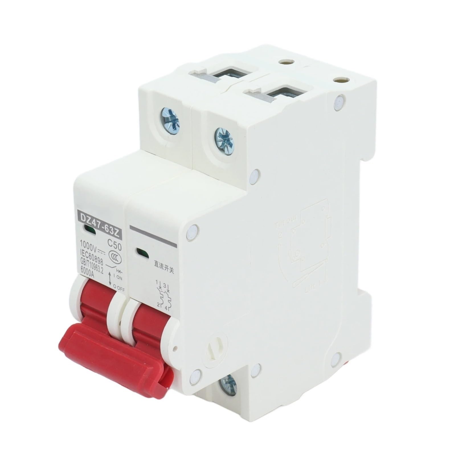 Disjoncteur miniature DC 32A pour sécuriser vos panneaux solaires 1000V 2P