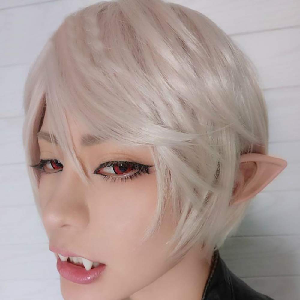 Secaden Cosplay Fairy Pixie Elf Ears Soft Pointed Ears Tips Anime Party Dress Up Costume Accessories: 3 Styles