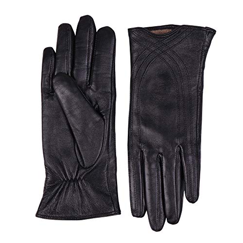 Lederhandschuhe für Damen aus Nappa-Leder für den Winter