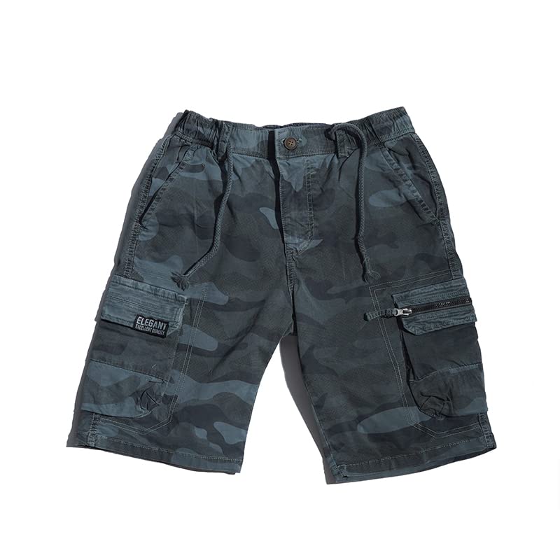 Short cargo homme ample camouflage bleu pour ne plus étouffer