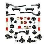 Andersen Restorations Red Polyurethane Front End Suspension Master Rebuild Kit Compatible with Chevrolet Chevy II/Nova OEM Spec Replacements (29 Piece Kit)