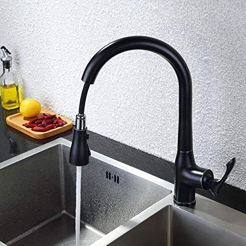 Robinet de cuisine avec douchette mitigeur évier pulvérisateur amovible