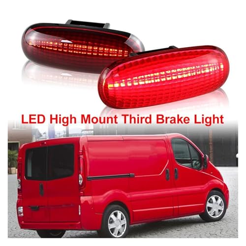 3ème feu stop surélevé LED fumé pour utilitaire Nissan Interstar - 3