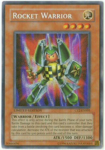 Rocket Warrior Yugioh CT2-EN005 Secret Holo Rare