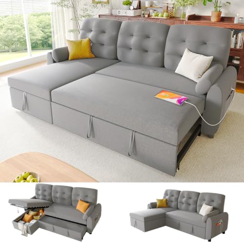 Ucloveria 86 inch Sleeper Sectional