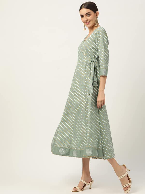 Image of Maaesa Anarkali Kurta Dupatta Set for Women