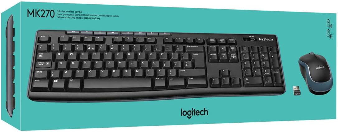 MK270 tastiera e mouse wireless COMBO - US INT'L QWERTY - Tastiera gaming - Immagine 6
