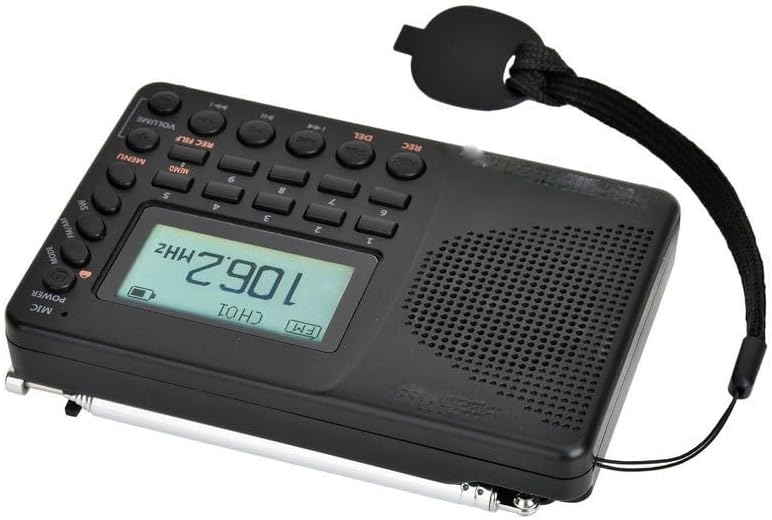 Vista 5 de TJLSS Portable Digital Radio LCD Display FM AM SW Radio with Speaker Power-Off Memory Function Radio