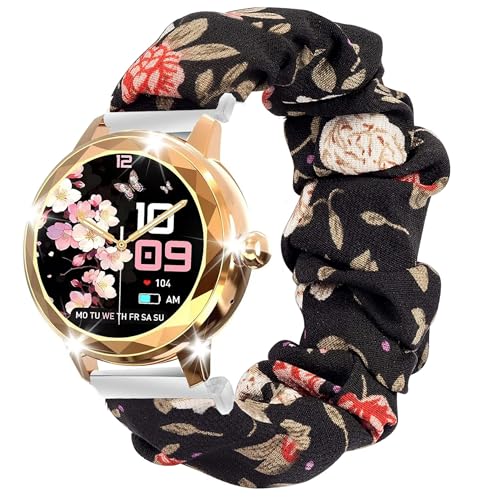 Correa elástica de tela 18mm para reloj Homailida G208 miniatura 1