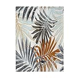 Odot Noren - Cortina de Puerta de Estilo Japonés de Estilo Chino, Japonesa Tapiz Cortina de Partición Dormitorio Cocina Tienda Restaurante Separador de Puerta (85x90cm,Hojas de Palma)