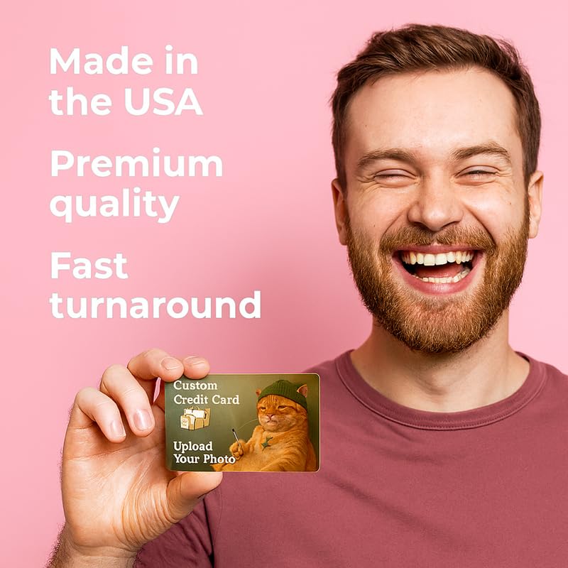 Custom Premium Waterproof Credit Card Skin with Debit Card Skin – Personalized Image Bank Cover – Removable Credit Cards Sticker3