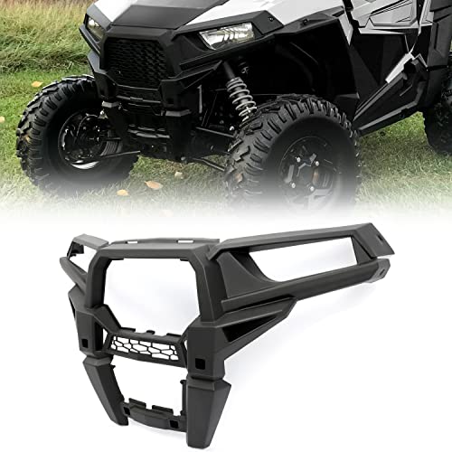 KUAFU Front Fascia Routered Assembly Black Compatible with 2014-2020 Polaris RZR Ranger XP Replacement for 5439786-070 Headlight Grill Frame