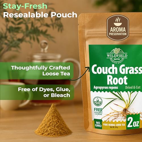 Image of 2 oz. Couch Grass Herbal Tea (Agropyron repens) - 56g Dried Couch Grass Herb Tea Hierba Canuela