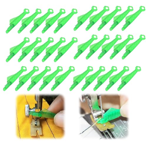 Fish Mouth Sewing Machine Needle Threader, 2024 New Automatic Needle Threader for Sewing Machine Fish Type Needle Threader, Quick Sewing Machine Loop Easy Selfthread Needle Threaders Tool (10PCS)