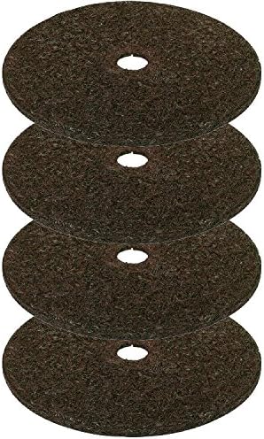 Rocky Mountain 30-Inch Tree Mulch Ring Weed Preventer (Pack of 4) - Recycled Heavy Duty Rubber - Mower Safe - No Landscape Staples Needed - Natural Look - Equal Water Seepage to Tree - Easy Install
