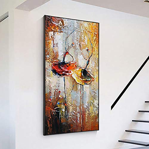 Peinture à l'huile abstraite sur toile pour cadeau de mariage