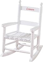 Vista 8 de Miles Kimball Custom Childs White Rocker - Fuente Rosa