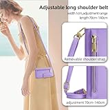 Lucyliy Compatible for Asus ZenFone 10 AI2302 Case,Compatible with Zenfone 10 AI2302 Phone Case Cover [6 card slots + 1 money clip + 1 wallet] yHMGK8-Purple - Image 5