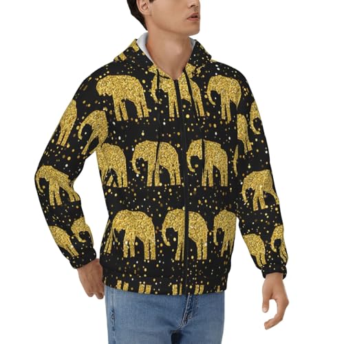 Sweat à capuche homme chaud avec veste zippée d'entraînement