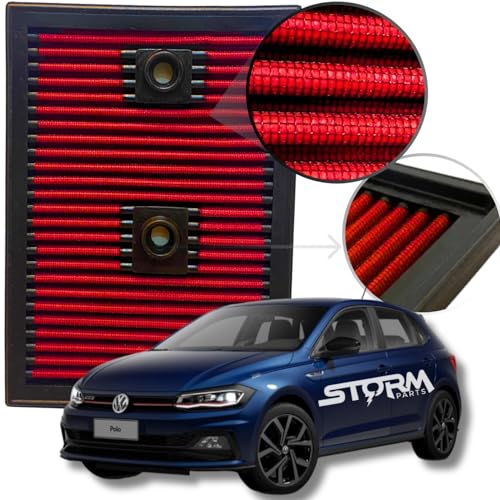 Filtro De Esportivo Inbox Vw Polo Gts 1.4 Tsi ano 2020 a 2023 + Motor Turbo RS Filter Lavável reutil