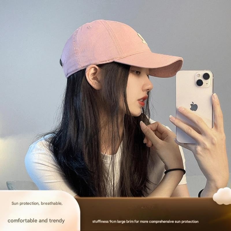 Image of MIPPO Sun Visor Baseball Cap -Embroidered Cap Fashionable Summer Hat