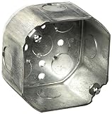 Hubbell-Raco 165 Octagonal Box, 21.5 Cu-in, 4 in Dia X 2-1/8 in D, 4"