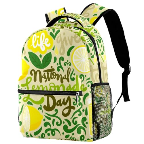 Sac de voyage décontracté imprimé citron pour les sorties et week-ends des femmes