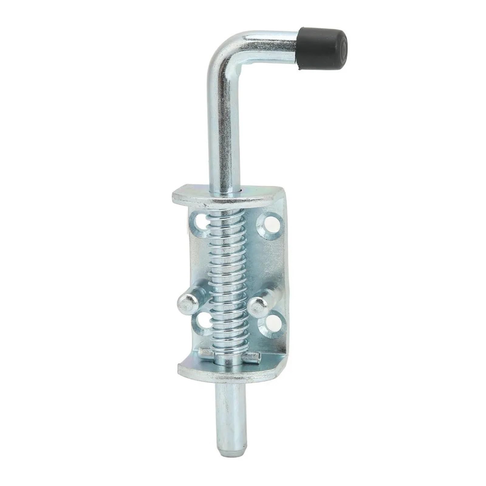 4pcs Hardware 12x171mm Spring Loaded Latch Galvanized Barrel Bolt Pin RV Trailer Gate for Yard Gate