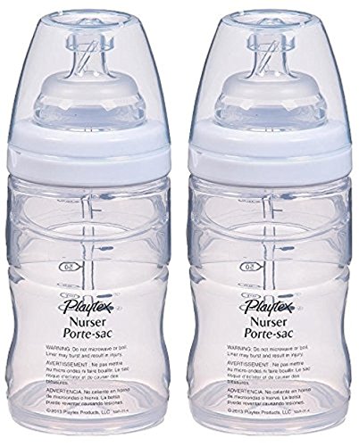 Image of Playtex Cs05328/05587 4 Ounce Premium Nurser Drop Ins Bottle Assorted Colors - Pack of 2