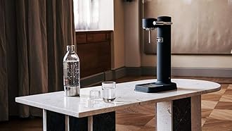 Aarke Carbonator 3, Sparkling Water Maker with Water Bottle, Matte Black Finish