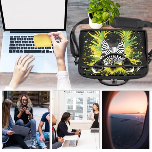 Bolso para laptop Splashes Animal Zebra 15 pulgadas miniatura 6