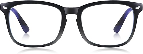 Gafas de bloqueo de luz azul para mujereshombres, marco transparente, anteojos cuadrados para computadora y juegos