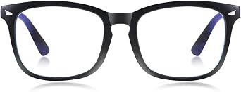 Blue Light Blocking Glasses for Women/Men Clear Frame Square Eyeglasses Computer Gaming Screen Glasses