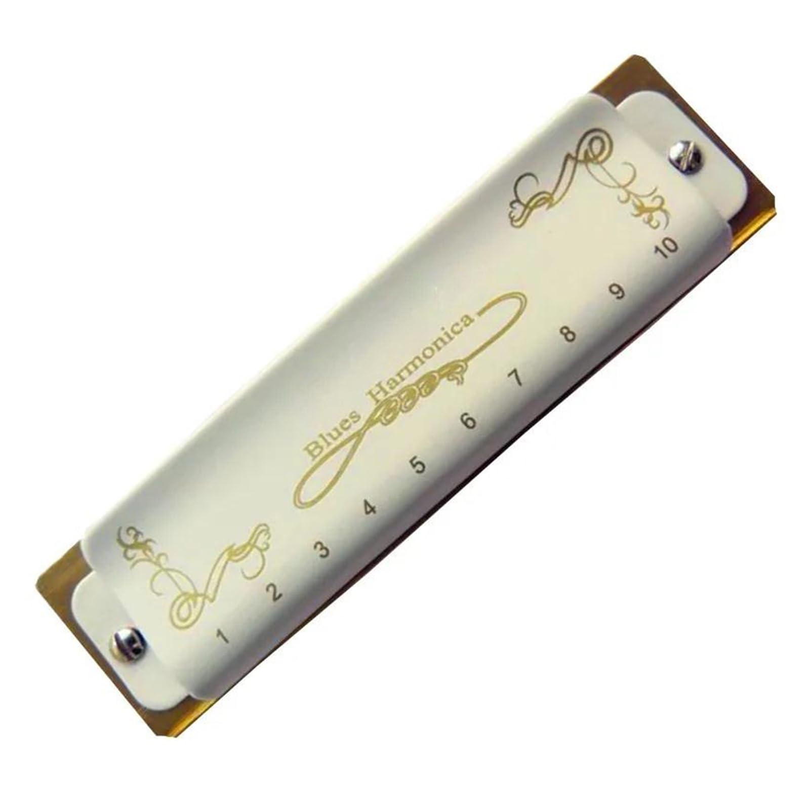 Harmonijka Akrylowa Grzebień 10 Otworów Diatoniczna Armonica Blues Harp Instrumenty Muzyczne Usta Ogan(Other)
