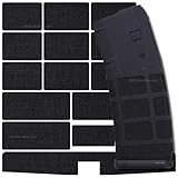 HolsterSmith EDC Wrap - PMAG Magazine Wrap - Cordura (500D) - (Black) - Adhesive Fabric Wrap for PMAG Magazines - PMAG Grip Enhancement Fillers