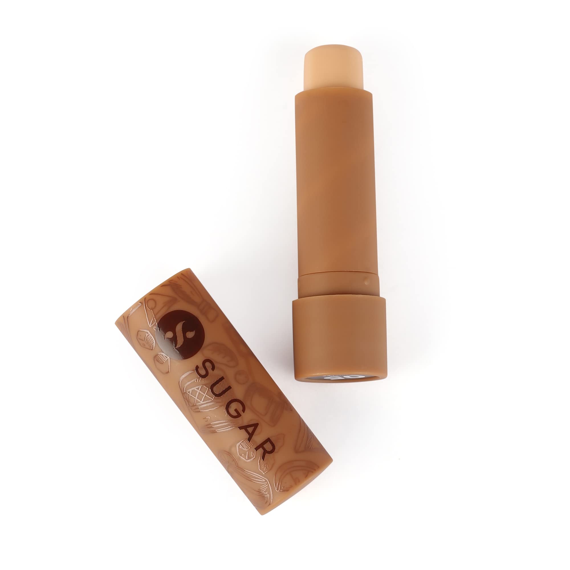 SUGAR Cosmetics - Tipsy Lips - Moisturizing Balm - 05 Irish Coffee - 4.5 gms - Lip Moisturizer for Dry and Chapped Lips, Enriched with Shea Butter and Jojoba Oil