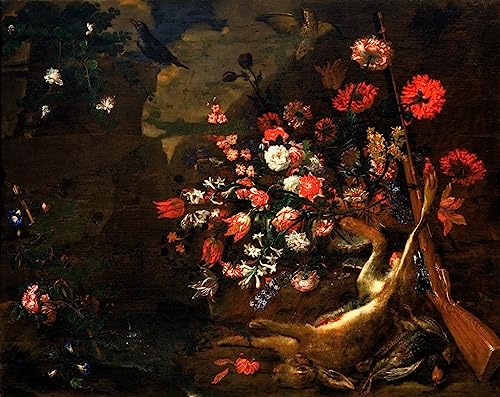 Art mural nature morte fleurs graffiti impression tableaux décoration moderne 60x90