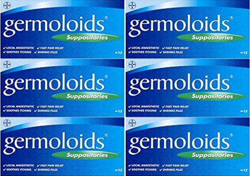 Germoloids 12 Suppositories x 6 Packs
