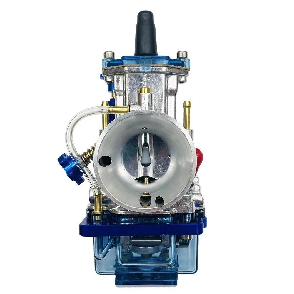 Uniwersalny gaźnik koso Minimoto PWK24 26 28 30 32 34mm zmodyfikowany przezroczysty niebieski platynowy jasny paliwo Banshee 350 dla Ymh YMH(PWK32)