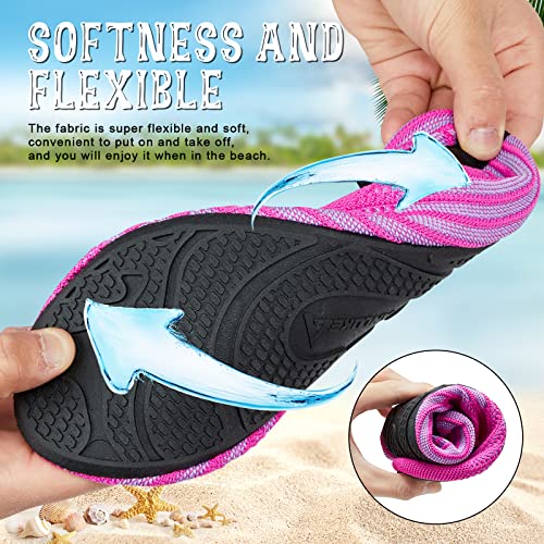 Image of ANLUKE Womens Mens Water Shoes Barefoot Quick-Dry Aqua Socks for Beach Swim Surf Water Sport