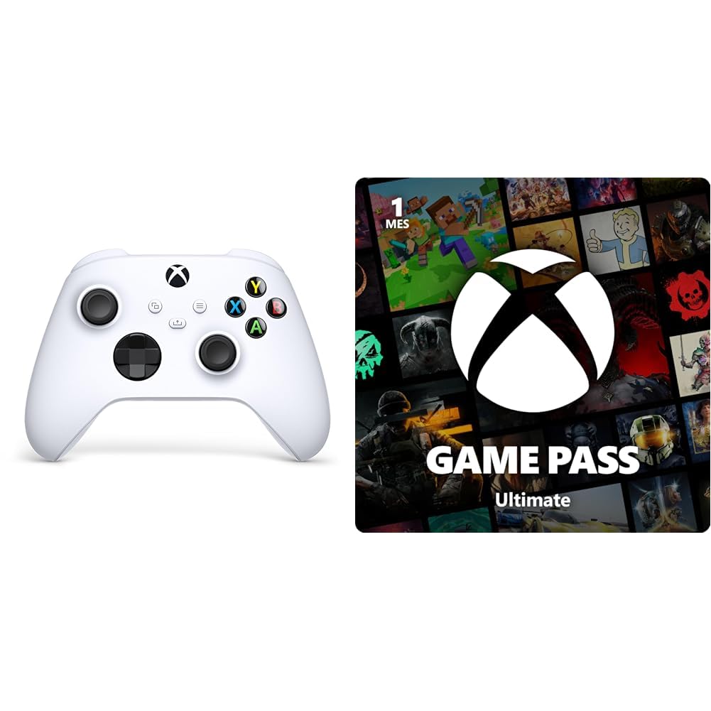 Xbox Mando Robot White + Game Pass Ultimate | Suscripción de 1 mes