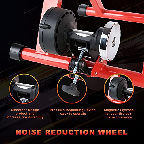 Treinador magnético de bicicleta para equitação interna, 8 configurações de resistência, treinador d