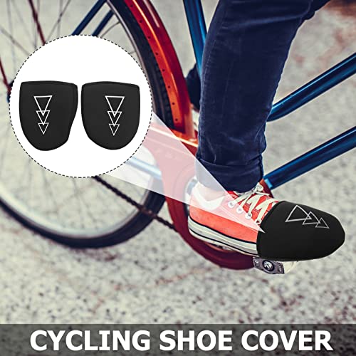 Cubiertas para zapatillas de ciclismo Abaodam, 1 par, cubremitad transpirables para uso exterior, diseño antideslizante, compatibles con zapatillas de carretera y montaña, con detalles reflectantes miniatura 4