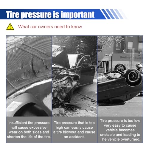 Image of Digital Tire Pressure Gauge with Inflator - 250 PSI Heavy Duty Tire Inflator with Gauge & Quick Connect Coupler - Car Tire Air Chuck and Compressor Accessories - 0.1 Display Resolution (1 Pack)