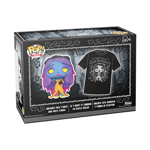 Funko POP! & Tee: Corpse Bride, Emily, Blacklight, Extra Large, (XL), Warner Bros, T-Shirt - Image 4